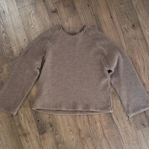 Brown Ribbed Zara Sweater
